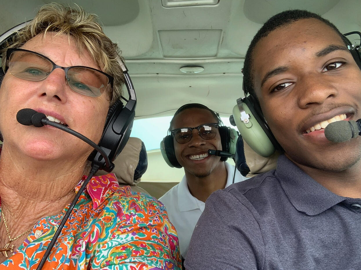 First cross-country flight