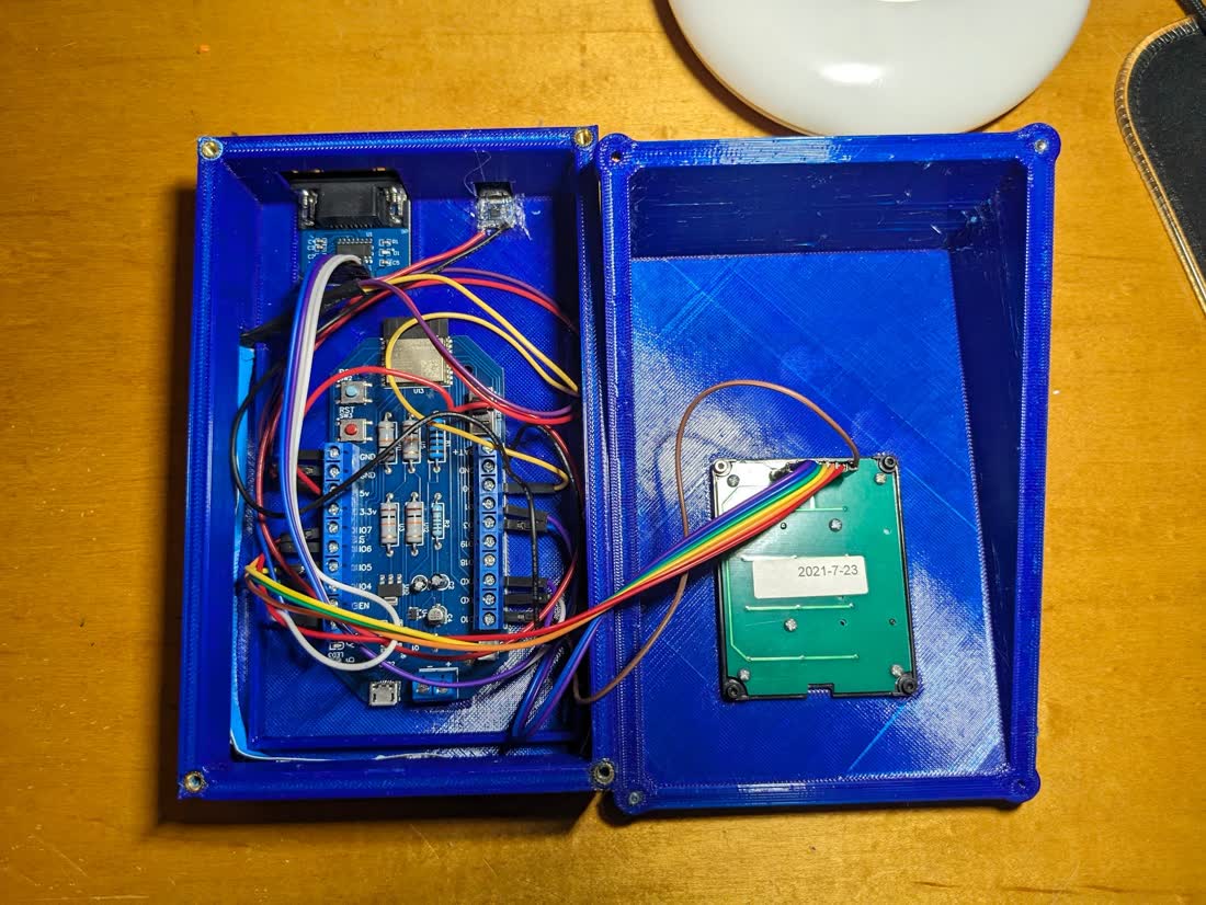 Third enclosure iteration, opened up