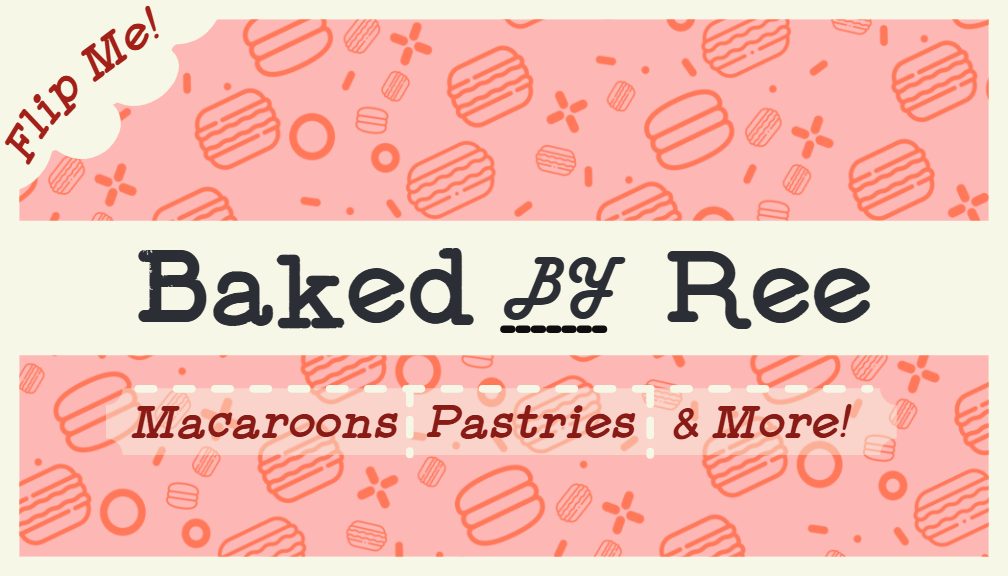 Baked By Ree bakery card