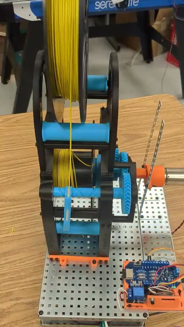 Transferring a full spool